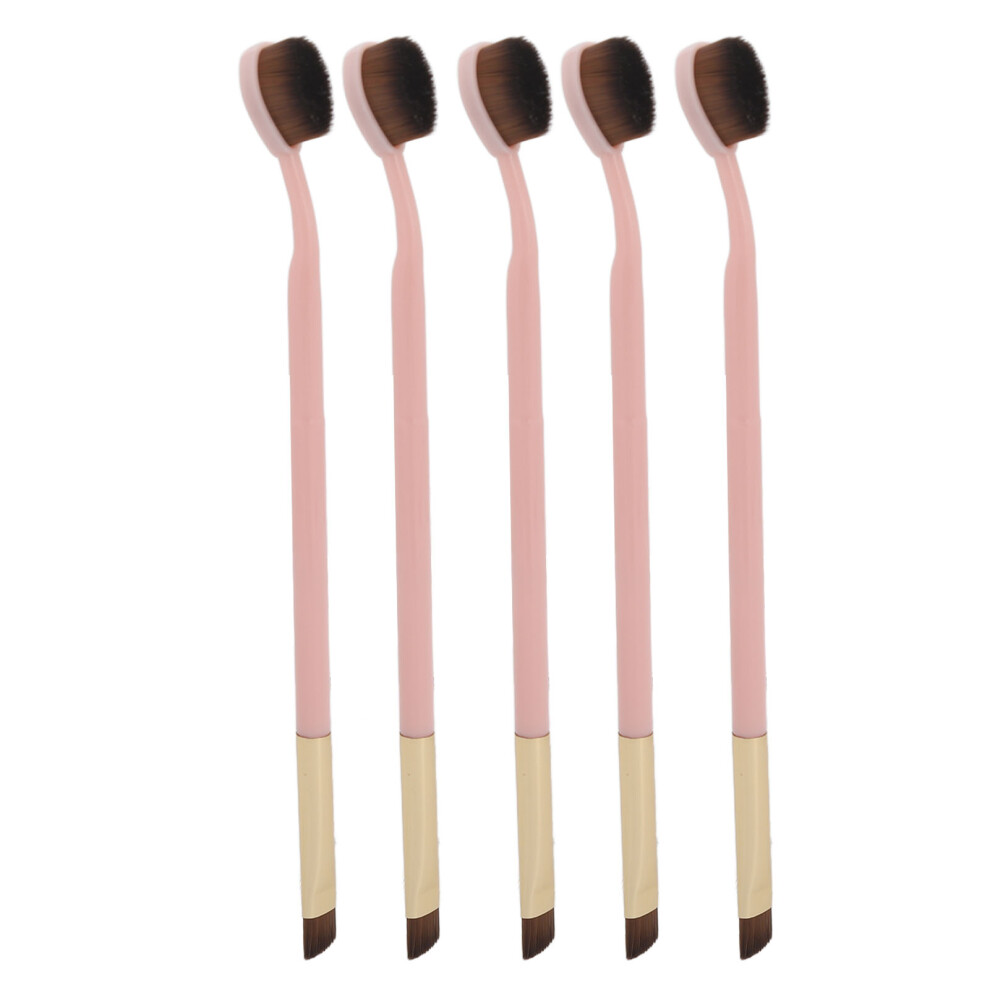 Versatile Cosmetic Brush Set For Eye Makeup And Foundation Soft Bristles Double Ended Brush With Ergonomic Handle Great For Everyday Concealers And