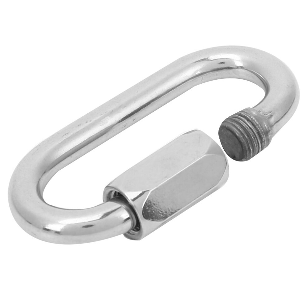 Quick Links, Marine Material Threaded End Design Stainless Steel Connector for Versatile Towing Options, Suitable for Mountaineering Rock Climbing Hol-image-OPC-PPRR92T-NEW