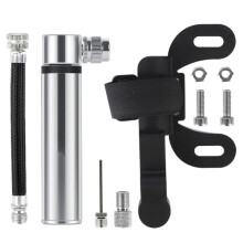 Mini pompe à vélo portable, design compact et innovant pour un gonflage rapide, pompe à air fiable et durable en aluminium avec système