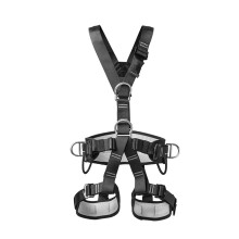 Kletterausrüstung, Klettergurt mit verstellbarer Dicke für erhöhte Belastbarkeit, atmungsaktivem Mesh-Gewebe und abnehmbarem Design für Ganz- und