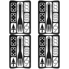 Stainless Steel Survival Card Wallet Size Multifunction Survival Tool Kit Outdoor Survival Corrosion Resistant Emergency Multi-function Tools For Adve