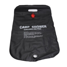Solar Shower Bag, Portable Design Solar Powered Heating Outdoor Shower System, Lightweight Foldable Waterproof Camping Bathing Solution with Instant T