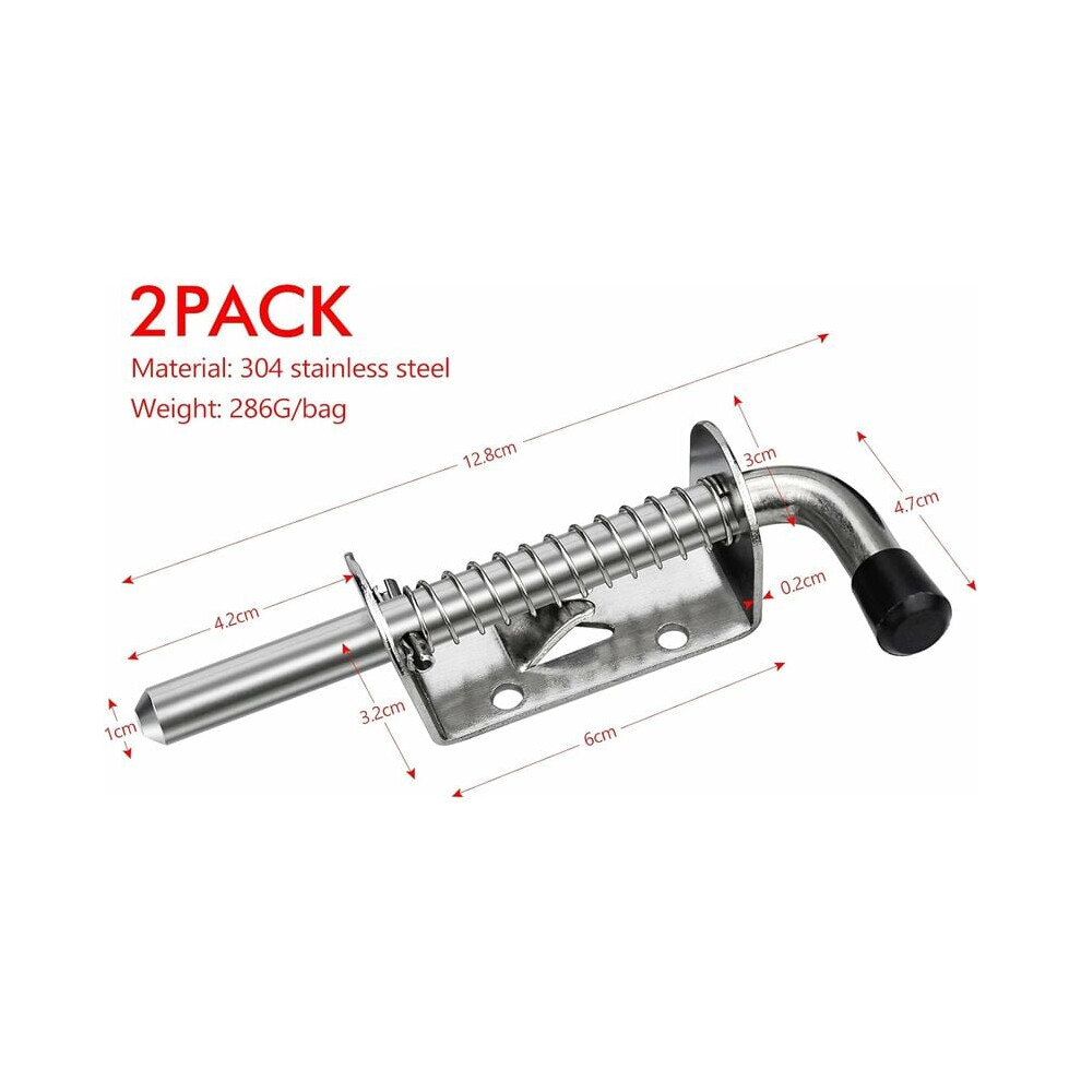 Multipurpose Heavy Duty Gate Latch, Corrosion Resistant 304 Stainless Steel Exquisite Stamping Technology For Smooth Closing Action, Easy 9169997212252