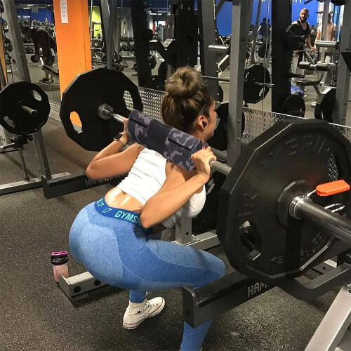 Συμβατό με Squat Pad, Olympic Barbell & Smith Machine, Εργονομικός σχεδιασμός για άνετα Squats, 2
