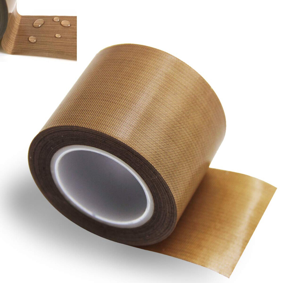 Electrical Insulation Teflon Fabric Tape, Ptfe Coated Glass Fiber For Vacuum Sealing And Insulating, Universal Compatibility 30Mm X 10M Heat 9433291755365