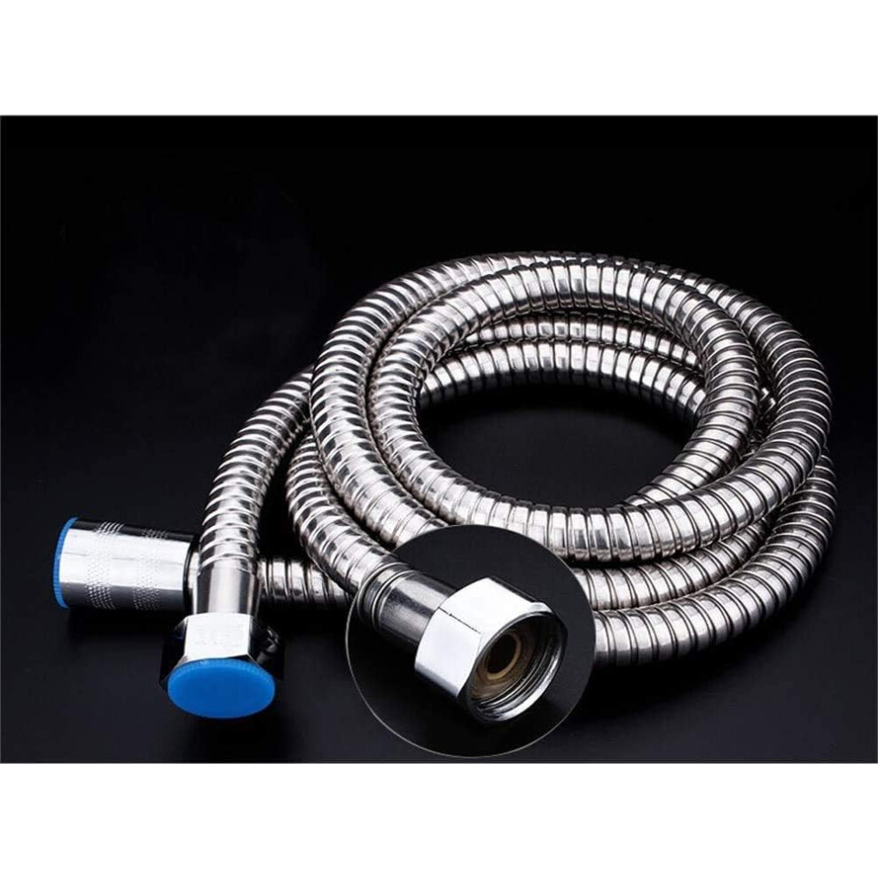 Flexible Non-Toxic Shower Hose, Thermal Insulation Stainless Steel Tubing For Bathroom Use With Anti-Corrosion Coating (2M) 9169997212535