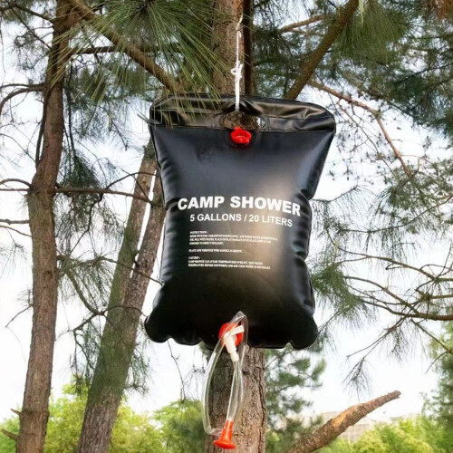 Ηλιακή τσάντα ντους, φορητό σύστημα εξωτερικού ντους με ηλιακή ενέργεια, ελαφρύ, 2