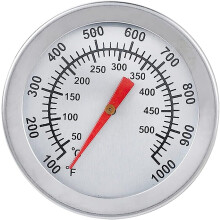 Roast Temperature Gauges, For Charbroil, Easy Installation On Any Grill, Red Pointer For Instant Visibility, Durable Stainless Steel Housing