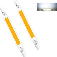 Dimbar LED COB-lys, dobbeltsidige LED-lys Supersterke 15 W, stabil lysutgang 360 strålevinkel Miljøvennlig design, enkel installasjon T3R7s