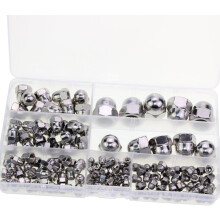 Mechanical Equipment Fasteners, Hex Acorn Cap Nuts For Electronic Equipment, 304 Stainless Steel Corrosion Proof Set, Anti-Rust Cap Nuts With Perfect
