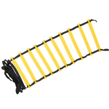 Polypropylene Agility Speed Ladder for Soccer & Fitness, Black Rope, 50cm