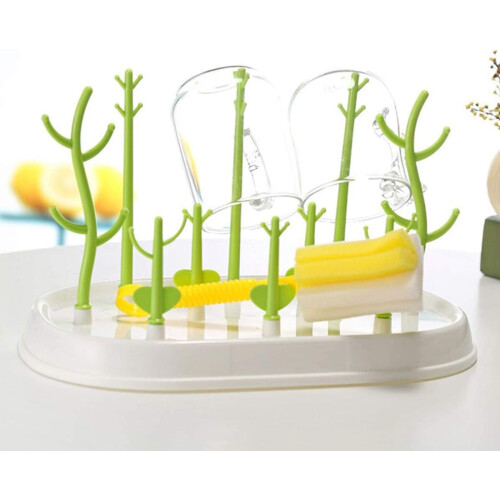 Adjustable Pegs Baby Bottle Drying Rack, Rustproof Portable Design for Easy Installation, Compact Design for Efficient Space Utilization 2