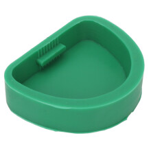 Dental Lab Model Base Slotted Silicone Mold, Green, 3.1 x 2.2in