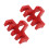 2Pcs Badminton Stringing Racquet Load Spreader Protector Red, Ultra Lightweight 7g 12