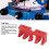 2PCS Badminton Racquet Load Spreader Protector 5g, Red for Manual Stringing Tool 3