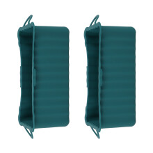 2er Set Silikon-Öl Tropfschale für Blackstone Griddle, Dunkelgrün