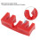 2PCS Badminton Racquet Load Spreader Protector 5g, Red for Manual Stringing Tool 5