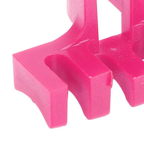 2Pcs Pink Badminton Racquet Load Spreader for Stringing, Plastic, 7g 2