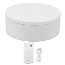 360 Degree Electric Rotating Display Stand, Multi-Power Supply Options for Convenient Usage, Quiet Motor Operation Ensuring Distraction-Free Viewing
