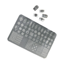 Versatile Stainless Steel Nail Stamp Plate For Artistic Designs