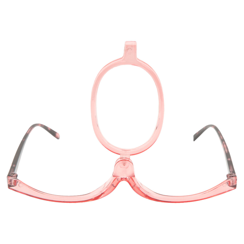 Flip Lens Magnifying Makeup Glasses +2.00 Folding Rotation Cosmetic Eye Glasses