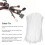250Pcs Nylon Weather-Resistant Cable Ties 450mm Self-Locking 3