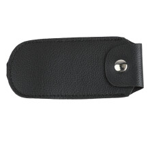 Harmonica Pouch PU Leather Storage Bag for 10 Hole 13x6cm Travel Friendly