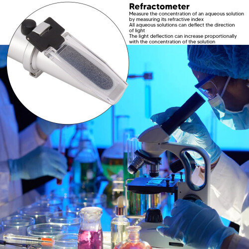 Aluminum Handheld Brix Refractometer 10-30% Sugar Content for Fruit & Honey 2