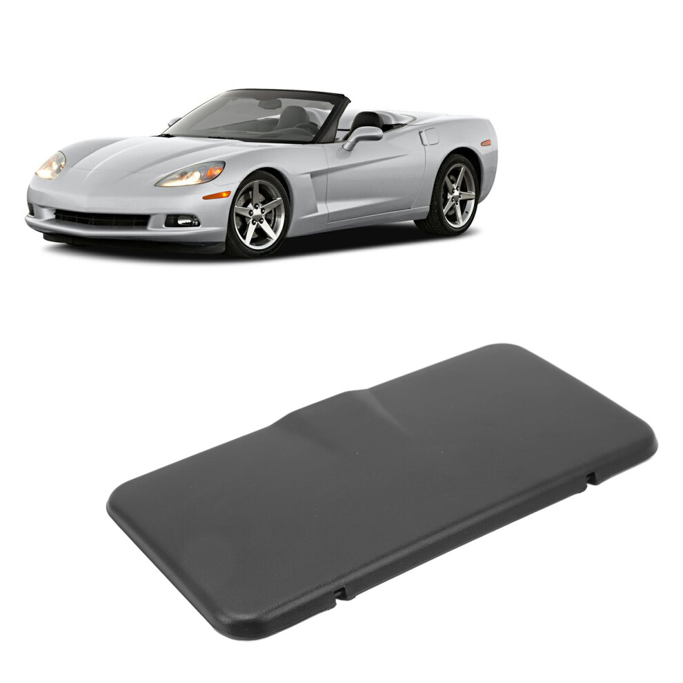 Corvette C6 Sun Visor Mirror Cover - Scratch Resistant Replacement Black 4691370676016