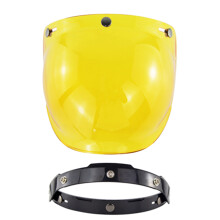 Universeller Motorradhelm, spritzgegossenes Polycarbonat-Visier gewährleistet Windschutz für Retro-Jethelme und bietet klare Sicht.