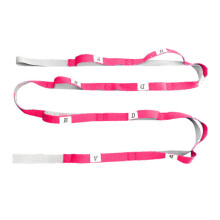 Faixa elástica profissional para alongamento, ideal para ioga e fisioterapia. Aumenta o controle e melhora a flexibilidade em exercícios de