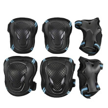 Youth Protective Gear Set, Safe Skateboarding Skate Pads With Impact Resistance Abs And Thickening Design For 5-12 Years Old
