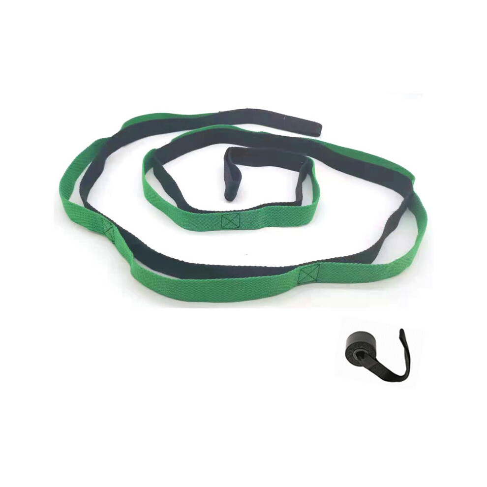 Stretching Strap, Physical Therapy Equipment Non-Elastic Durable Portable Adjustable Stretch Bands for Enhancing Flexibility, Yoga Strap for Exercise