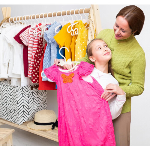 Glamorous Wardrobe Warden: Κρεμάστρες μωρού για ντουλάπα, εξοικονομήστε χρόνο, σχεδιασμός 1