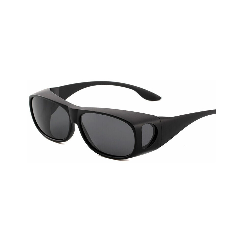 Eyewear With Uv Protection, Lightweight Frame Polarized Lens Sunglasses For Anti Glare Vision, Fit Over Prescription Glasses With Wrap Around Design 9448196735114