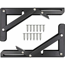 Space Saving Sturdy Supports, Triangle Structure For Indoor Outdoor Diy Projects, Heavy Duty Metal Wall Mounted Brackets With Smooth Surface,