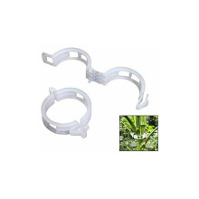 Clipes de jardim para suporte de plantas, clipes reutilizáveis com liberação rápida para fácil reposicionamento, suporte para caules de plantas