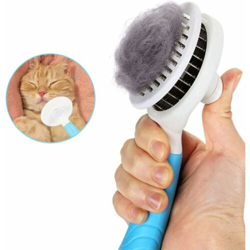 Βούρτσα Slicker για κατοικίδια, Τακτική περιποίηση με κουμπί αυτοκαθαρισμού,