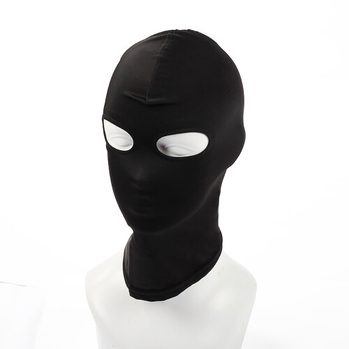 Unisex Full Coverage Face Cover, 21x31cm, Black, Elastic Cloth 2
