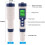High Accuracy pH Meter, 5 in 1 Digital Tester for Water Quality Control, Includes LCD Backlit Display & Automatic Calibration, Perfect for 2