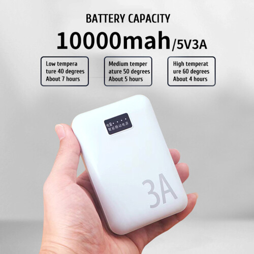Συμπαγές Power Bank με ενσωματωμένα καλώδια, γρήγορη φόρτιση εξωτερικής μπαταρίας 1