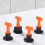 Advanced Tiling Solution, Reusable Tile Leveler Spacers with Adjustable Grout, Perfect for Professional-grade Wall and Floor Tile Installation (50Pcs) 3