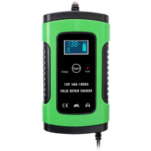 Battery Sentinel, caricabatterie da 12 V con prestazioni di dissipazione del calore, funzione diagnostica e ventola di raffreddamento silenziosa,