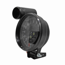 Professional 5" Tachometer: 7-Color LED Backlight & RPM Alert System