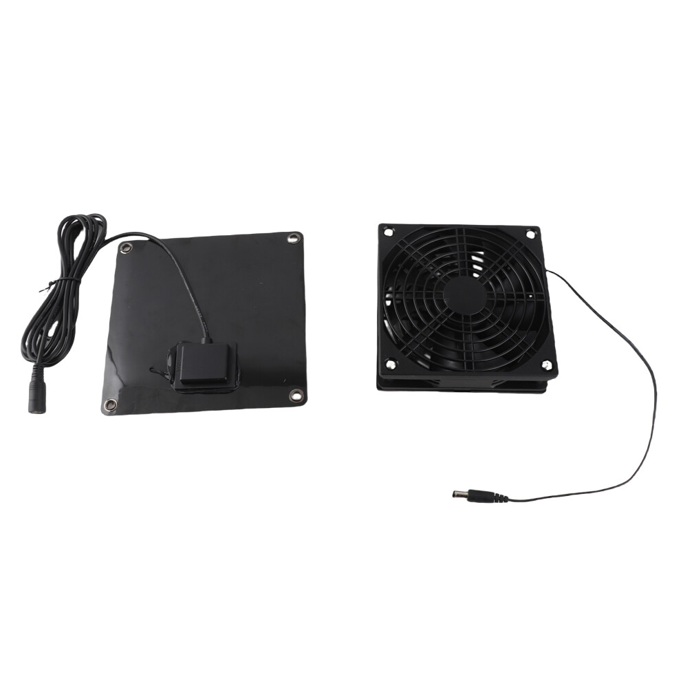 3W Solar Fan Kit For Coops/Greenhouses/Sheds Green 2200Rpm Ipx7 5081370680257