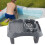 Spa Side Table with Clip Design - Grey Holds Drinks & Snacks Safely 4
