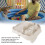 Swimming Pool Side Table Tray Beige – Non-Slip Adjustable & Convenient 3