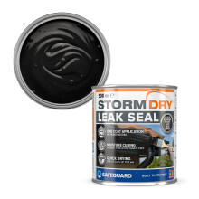 Stormdry Liquid Rubber Leak Seal 500ml Black Quick-Dry Waterproof Leak Sealer for Emergency Roof and Gutter Repair