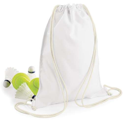 BagBase Bagbase Sublimation Gymsac / Drawstring Bag (5 Litres) 1