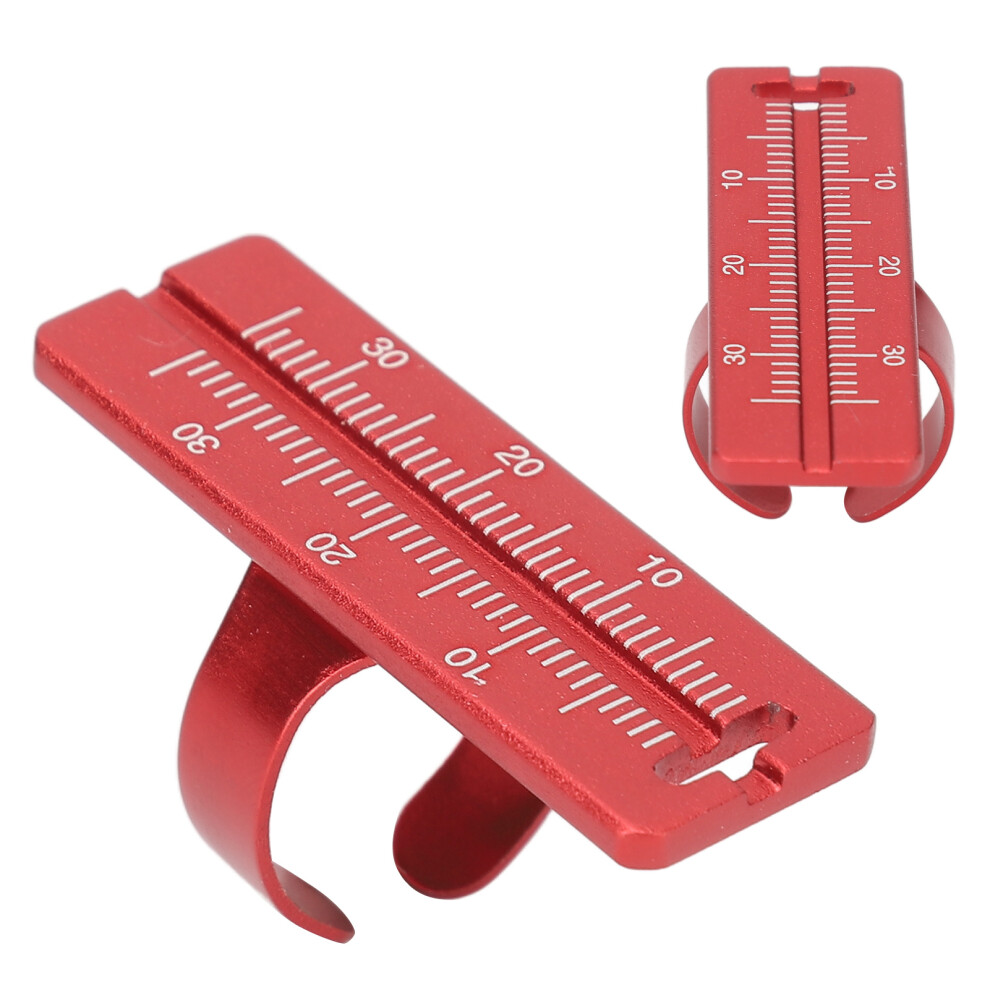 Red Orthodontic Dental Measuring Instrument Endo Measuring Ring For Dentists
